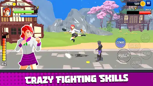تحميل لعبة City Fighter vs Street Gang مهكرة Apk للاندرويد 2026 أخر إصدار مجانا
