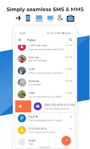 تحميل تطبيق Pulse SMS مهكر Apk للاندرويد 2026 أخر إصدار مجانا