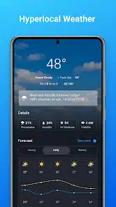 تحميل برنامج الطقس 1Weather App مهكر Apk للاندرويد 2026 أخر إصدار مجانا