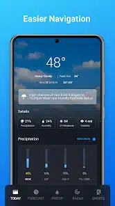 تحميل برنامج الطقس 1Weather App مهكر Apk للاندرويد 2026 أخر إصدار مجانا
