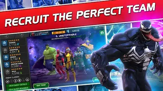 تحميل لعبة نزال الابطال الخارقين Marvel Contest of Champions مهكرة Apk للاندرويد 2026 أخر إصدار مجانا