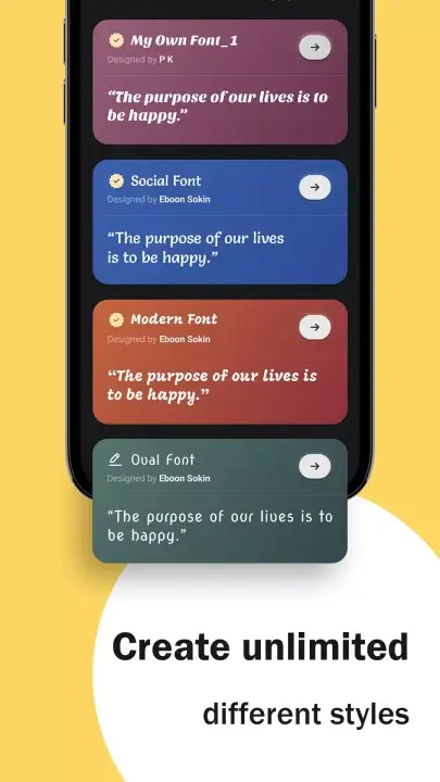 تحميل تطبيق Handwriting Font Creator مهكر Apk للاندرويد 2026 أخر إصدار مجانا