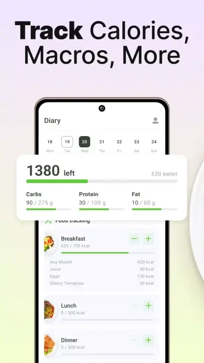 تحميل تطبيق Calorie Counter: Food Tracker مهكر Apk للاندرويد 2026 أخر إصدار مجانا