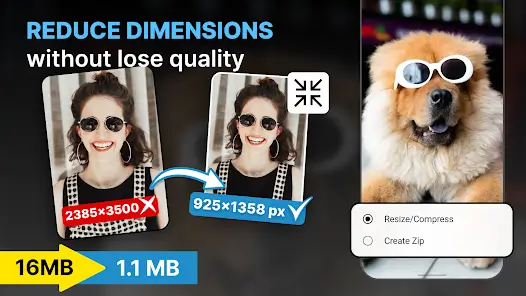 تحميل تطبيق Qreduce Photo Size Compress مهكر Apk للاندرويد 2026 أخر إصدار مجانا