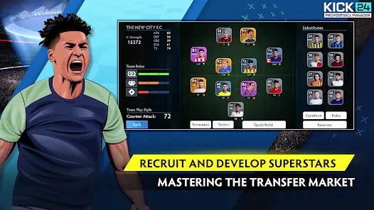 تحميل لعبة KICK 25: Pro Football Manager مهكرة Apk للاندرويد 2026 أخر إصدار مجانا