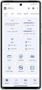 تحميل تطبيق CPU X Apk الاصلي مهكر Apk للاندرويد 2026 أخر إصدار مجانا