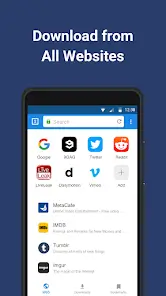 تحميل تطبيق موقع الأزرق تنزيل الفيديوهات Video Downloader للاندرويد 2026 أخر إصدار مجانا