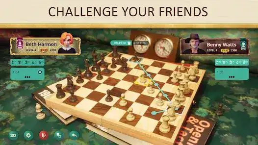 تحميل لعبة The Queen's Gambit Chess مهكرة Apk للاندرويد 2026 أخر إصدار مجانا
