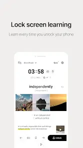تحميل تطبيق Lockscreen English Dictionary مهكر Apk للاندرويد 2026 أخر إصدار مجانا