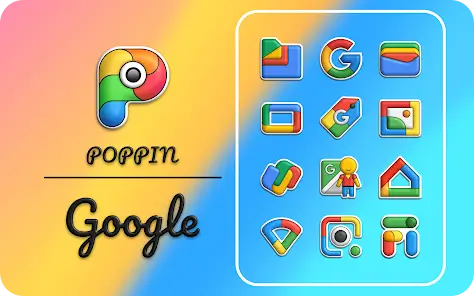 تحميل تطبيق Poppin icon pack مهكر Apk للاندرويد 2026 أخر إصدار مجانا