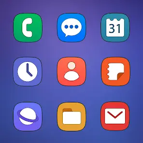 تحميل تطبيق One UI HD - Icon Pack مهكر Apk للاندرويد 2026 أخر إصدار مجانا