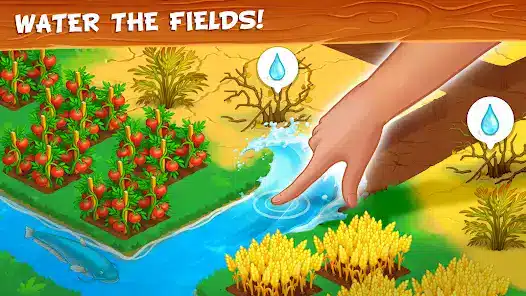 تحميل لعبة Farm Town مهكرة Apk للاندرويد 2026 أخر إصدار مجانا