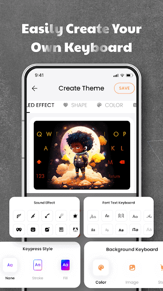 تحميل تطبيق ليد كيبورد Led KeyBoard Premium مهكر Apk للاندرويد 2026 أخر إصدار مجانا