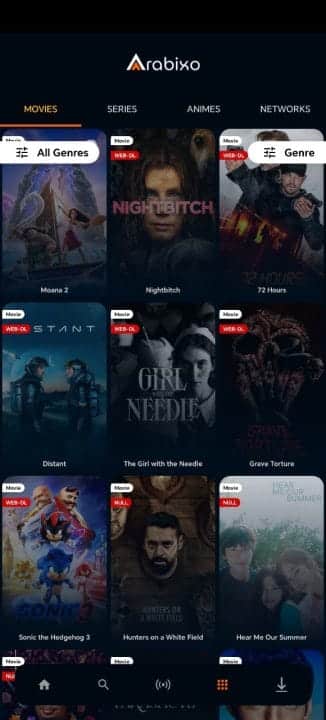 تحميل تطبيق Arabixo مهكر Apk لمشاهدة الافلام والمسلسلات للاندرويد 2026 أخر إصدار مجانا