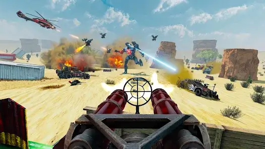 تحميل لعبة Desert Gunner Machine Gun مهكرة Apk للاندرويد 2026 أخر إصدار مجانا