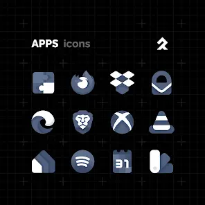 تحميل تطبيق ENIX DARK Icon Pack مهكر Apk للاندرويد 2026 أخر إصدار مجانا
