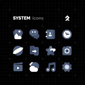 تحميل تطبيق ENIX DARK Icon Pack مهكر Apk للاندرويد 2026 أخر إصدار مجانا