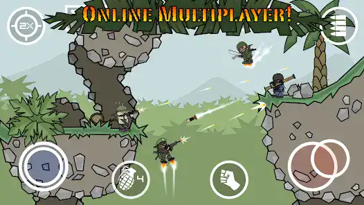 تحميل ميني ميليشيا الحمراء mini militia مهكرة Apk للاندرويد 2026 أخر إصدار مجانا