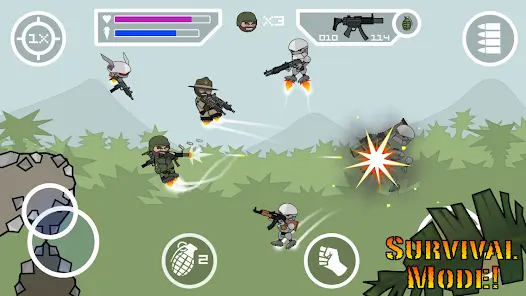 تحميل ميني ميليشيا الحمراء mini militia مهكرة Apk للاندرويد 2026 أخر إصدار مجانا