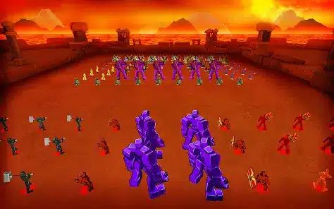 تحميل لعبة Epic Battle Simulator مهكرة Apk للاندرويد 2026 أخر إصدار مجانا