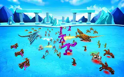 تحميل لعبة Epic Battle Simulator مهكرة Apk للاندرويد 2026 أخر إصدار مجانا