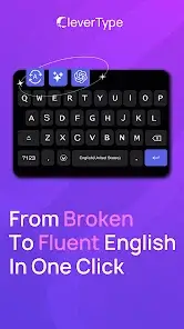 تحميل تطبيق CleverType AI Keyboard مهكر Apk للاندرويد 2026 أخر إصدار مجانا