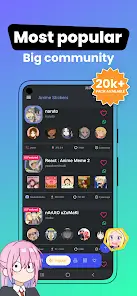 تحميل تطبيق Anime Stickers مهكر Apk للاندرويد 2026 أخر إصدار مجانا