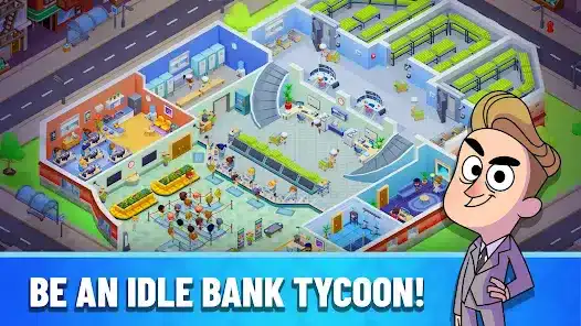 تحميل لعبة idle bank tycoon مهكرة Apk للاندرويد 2026 أخر إصدار مجانا