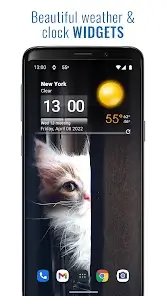 تحميل تطبيق 3D Sense Clock & Weather مهكر Apk للاندرويد 2026 أخر إصدار مجانا