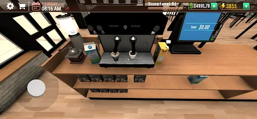 تحميل لعبة Coffee Shop Simulator 3D Cafe مهكرة Apk للاندرويد 2026 أخر إصدار مجانا