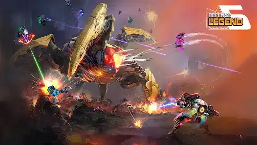 تحميل لعبة Defense Legend 5 مهكرة Apk للاندرويد 2026 أخر إصدار مجانا