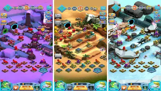 تحميل لعبة Turret Merge Defense مهكرة Apk للاندرويد 2026 أخر إصدار مجانا