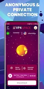 تحميل تطبيق Space Proxy VPN مهكر Apk للاندرويد 2026 أخر إصدار مجانا