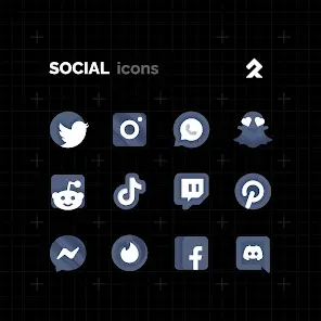 تحميل تطبيق ENIX DARK Icon Pack مهكر Apk للاندرويد 2026 أخر إصدار مجانا