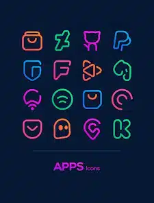 تحميل تطبيق Linebit Icon Pack مهكر Apk للاندرويد 2026 أخر إصدار مجانا