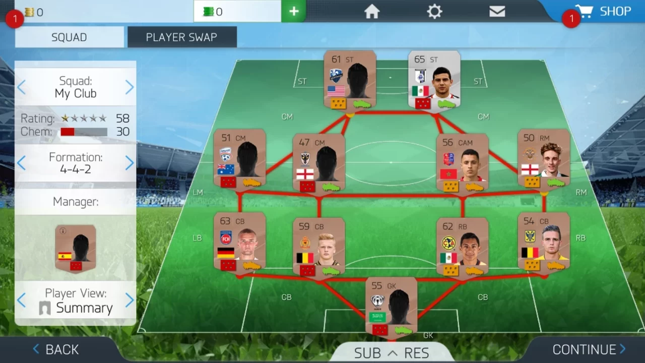 تحميل فيفا 16 مود بيس 26 بدون نت الملوك FIFA 16 Ultimate Team Apk للاندرويد أخر إصدار مجانا