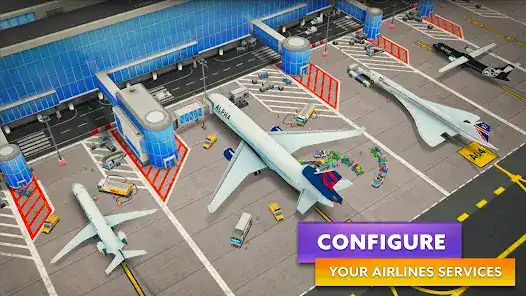 تحميل لعبة Airport Simulator Tycoon مهكرة Apk للاندرويد 2026 أخر إصدار مجانا