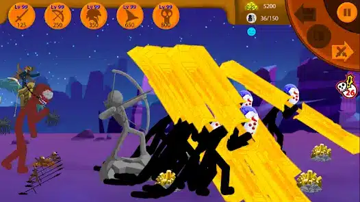 تحميل لعبة Stickman War: Defense Battle مهكرة Apk للاندرويد 2026 أخر إصدار مجانا