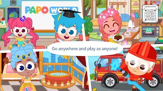 تحميل لعبة Papo Town World مهكرة Apk للاندرويد 2026 أخر إصدار مجانا