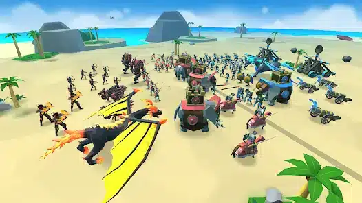 تحميل لعبة Epic Battle Simulator 2 مهكرة Apk للاندرويد 2026 أخر إصدار مجانا