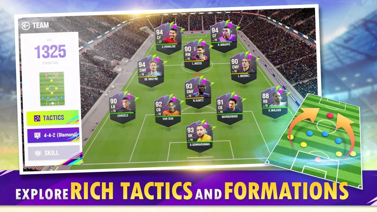 تحميل لعبة توتال فوتبول Total Football مهكرة Apk للاندرويد 2026 أخر إصدار مجانا