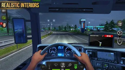 تحميل لعبة Truck Simulator Europe 2018 مهكرة Apk للاندرويد أخر إصدار مجانا