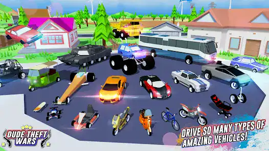 تحميل لعبة Dude Theft Wars مهكرة Apk للاندرويد 2026 أخر إصدار مجانا