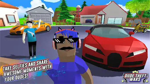 تحميل لعبة Dude Theft Wars مهكرة Apk للاندرويد 2026 أخر إصدار مجانا