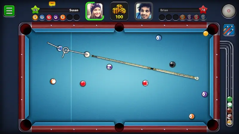 تحميل لعبة البلياردو 8 Ball Pool مهكرة Apk نقود وسهم طويل للاندرويد 2026 أخر إصدار مجانا