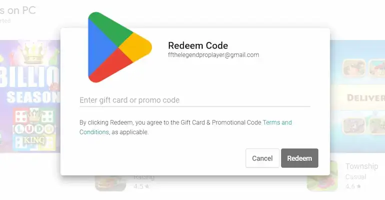 Google Play Codes