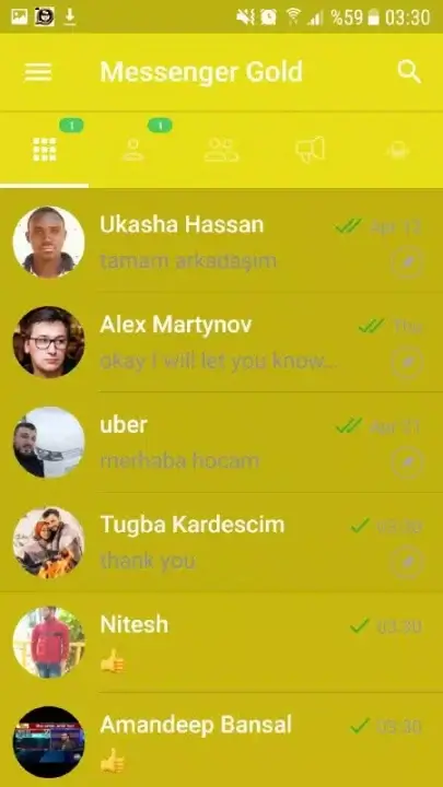 تحميل الماسنجر الذهبي (جولد) Messenger Gold ابو عرب مهكر Apk للاندرويد 2026 أخر إصدار مجانا