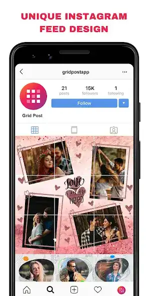 تحميل تطبيق Grid Post Photo Grid Maker مهكر Apk للاندرويد 2026 أخر إصدار مجانا