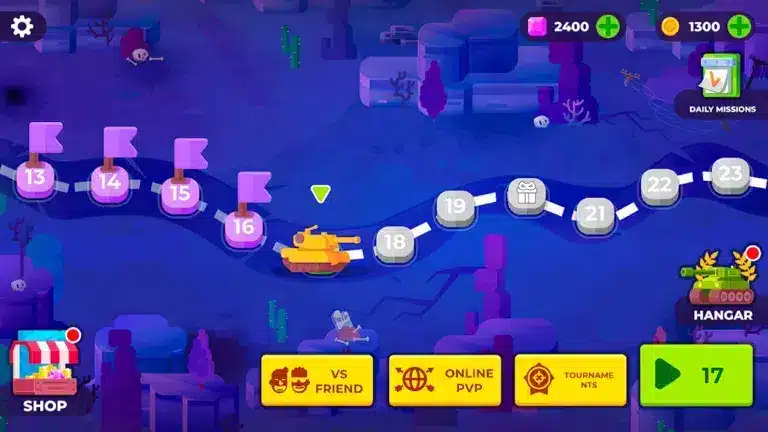 تحميل لعبة Tank Stars مهكرة Apk للاندرويد 2026 أخر إصدار مجانا