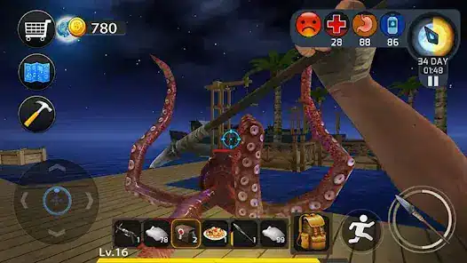 تحميل لعبة Ocean Survival مهكرة Apk للاندرويد 2026 أخر إصدار مجانا